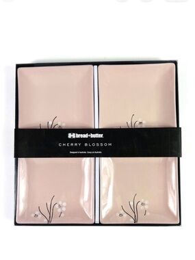 NEW Bread + Butter Cherry Blossom Square Plate Set